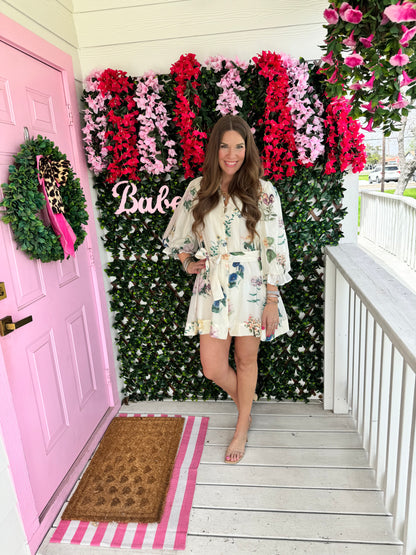 Deep Florals Dress