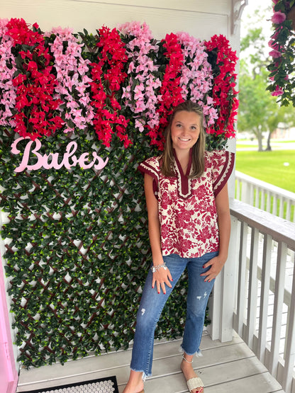 Faith Floral Top