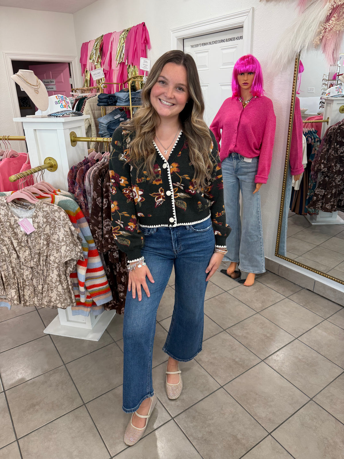 Bold Florals Cardigan