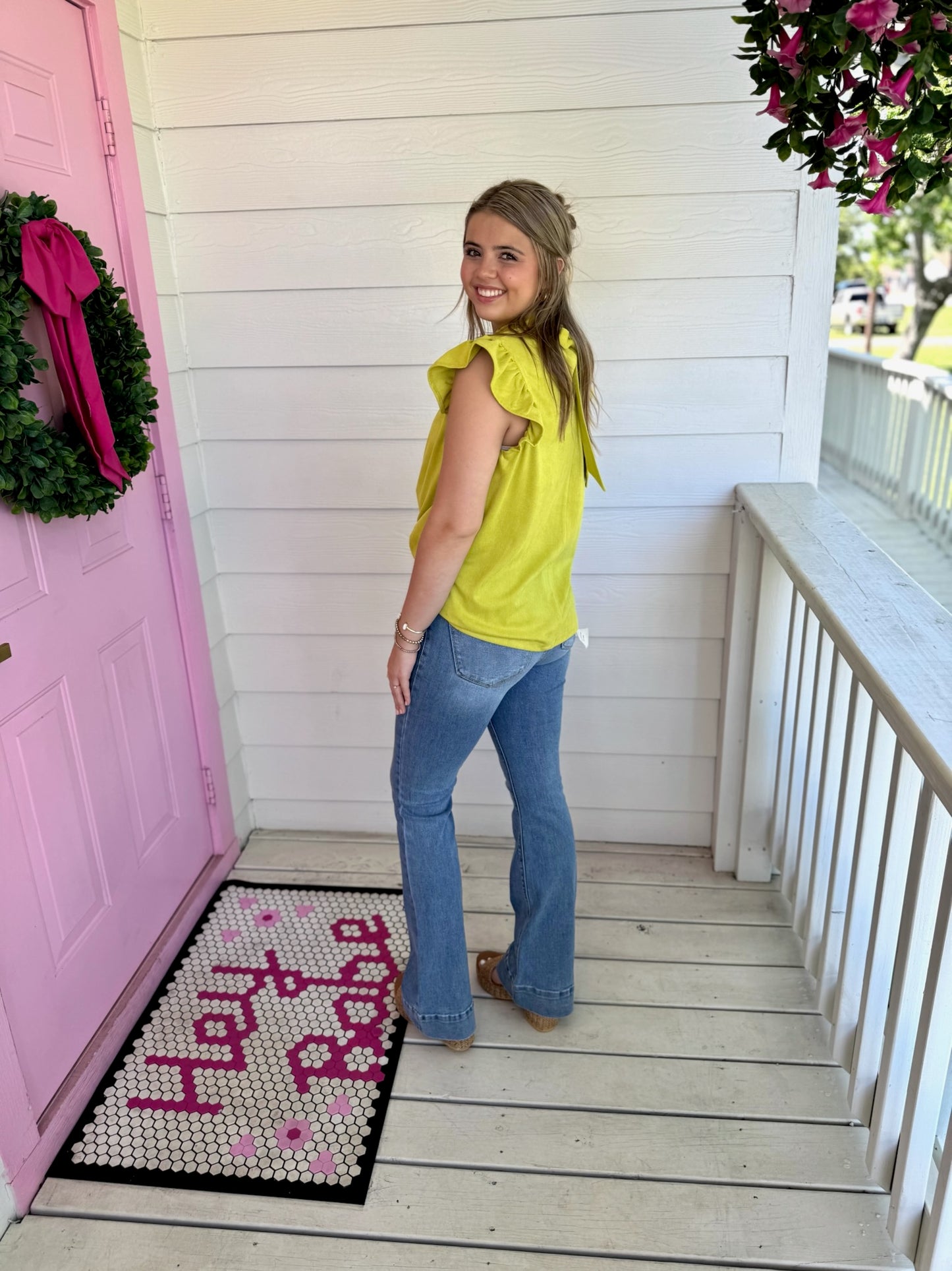 Risen High Rise Flare Jeans