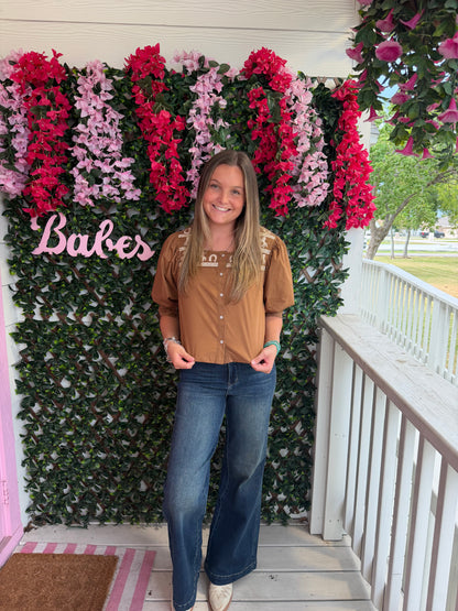 Brown Sugar Western Top