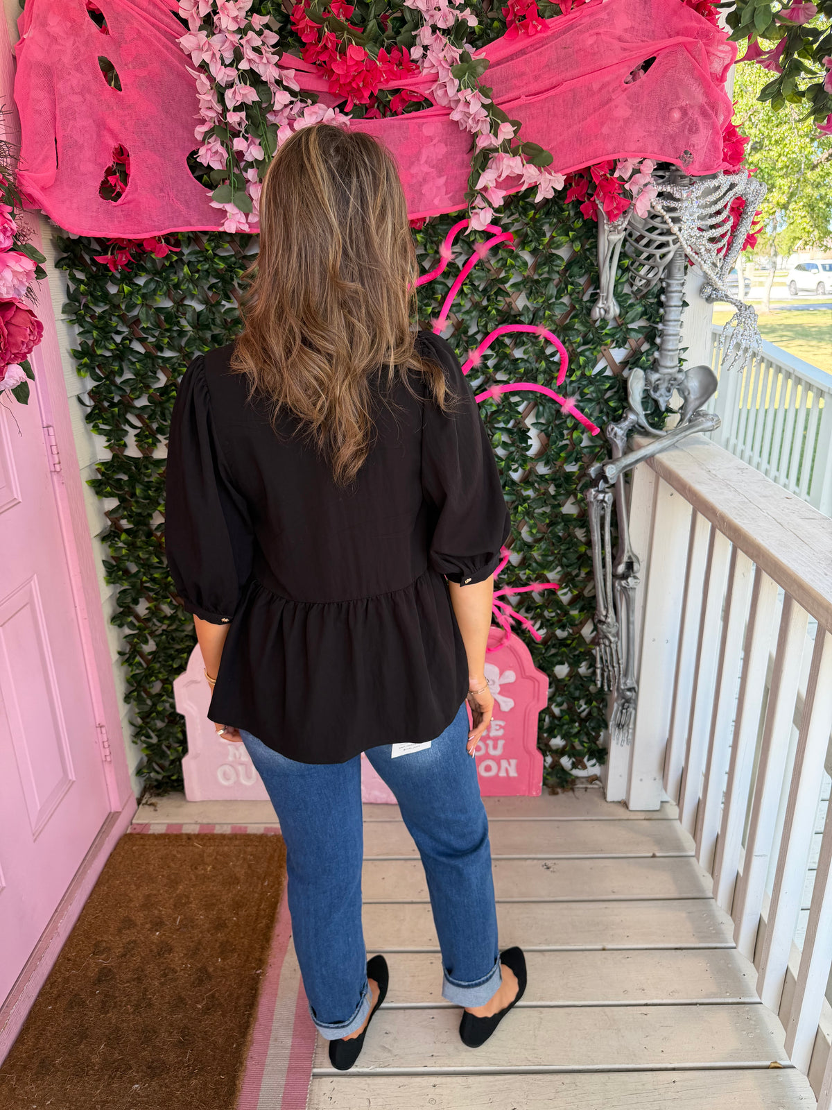 Black Charmed Top