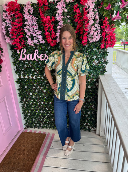 Louise Green Top