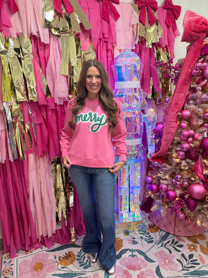 Pink Merry Luxe Sweatshirt