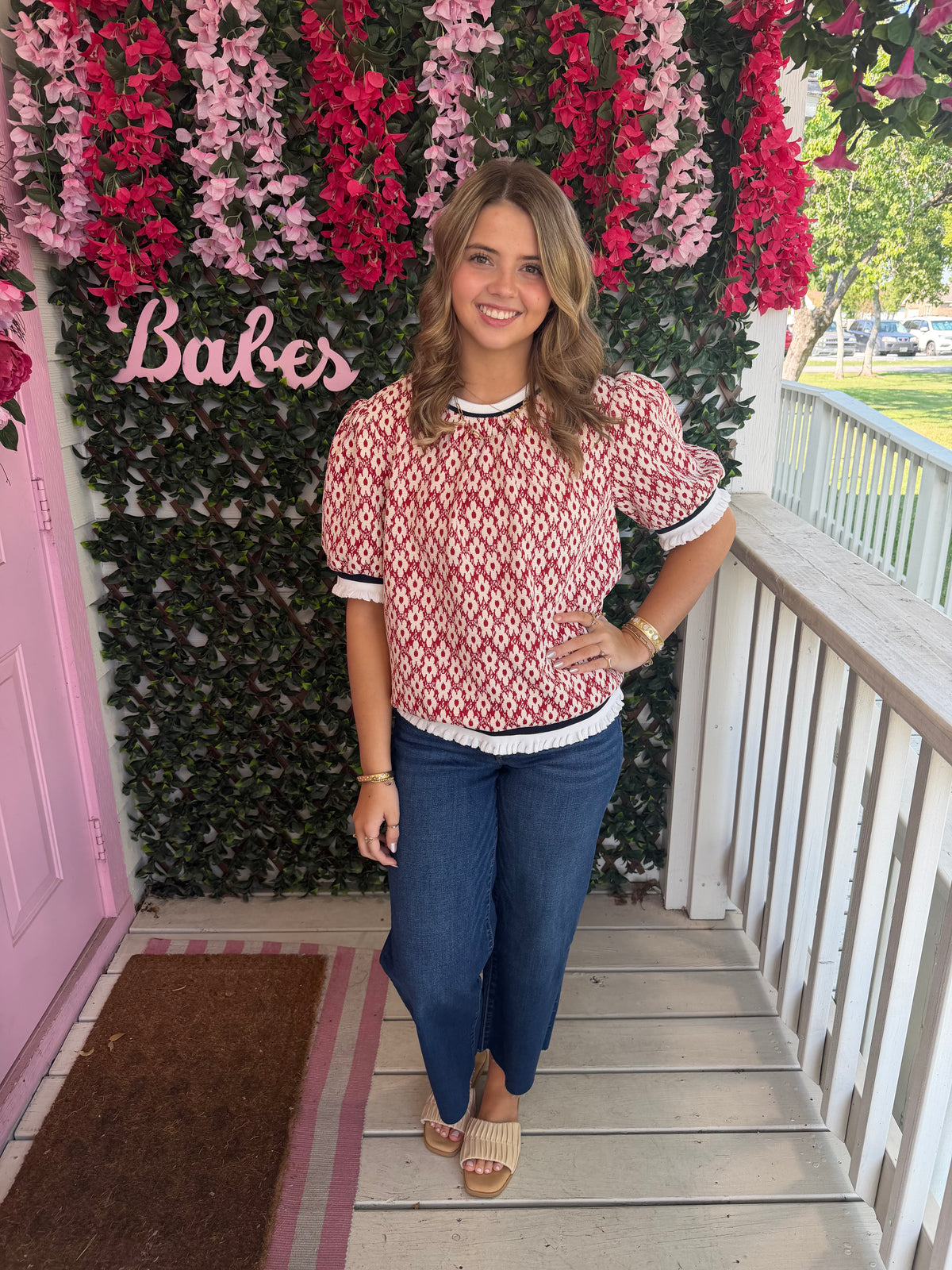 Angelica Puff Sleeve Top