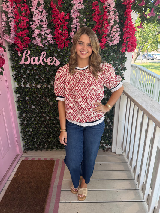 Angelica Puff Sleeve Top