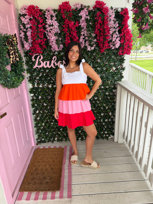 Tiered Sunrise Dress