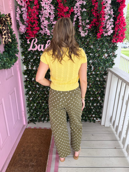 Olive You Dots Pants