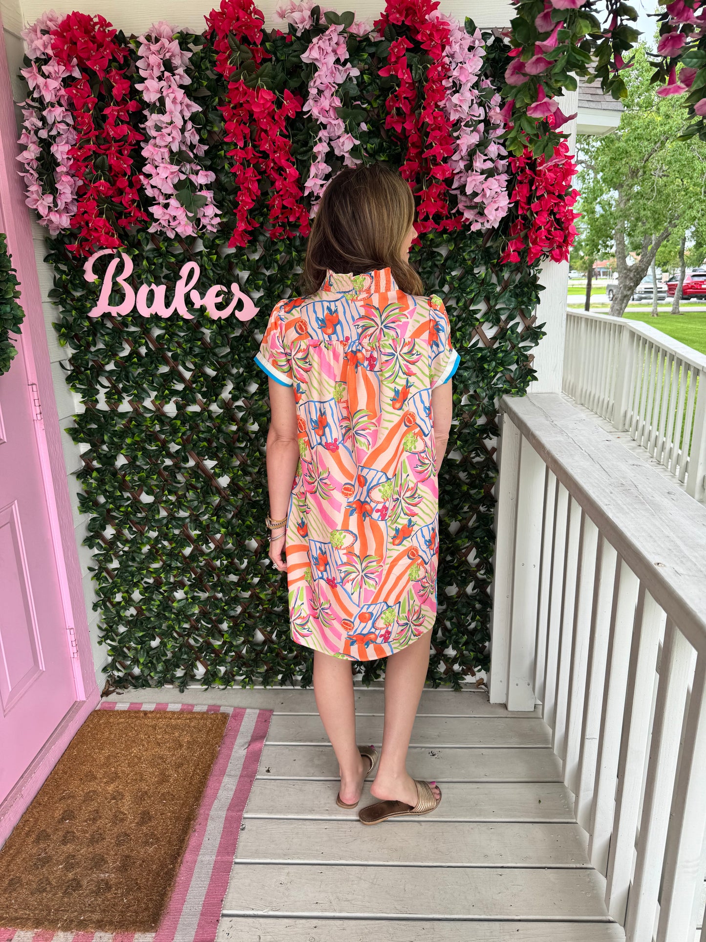 Tangerine Tropics Dress