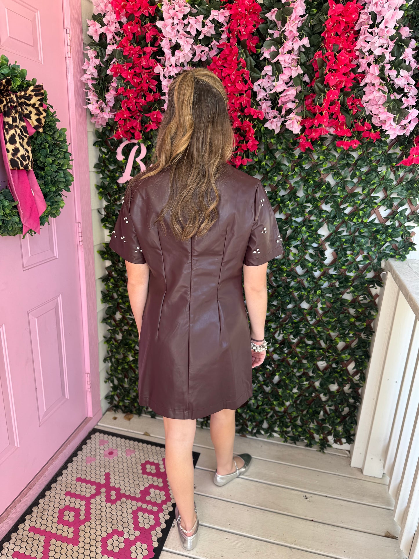 Chocolate Rhinestone Dress