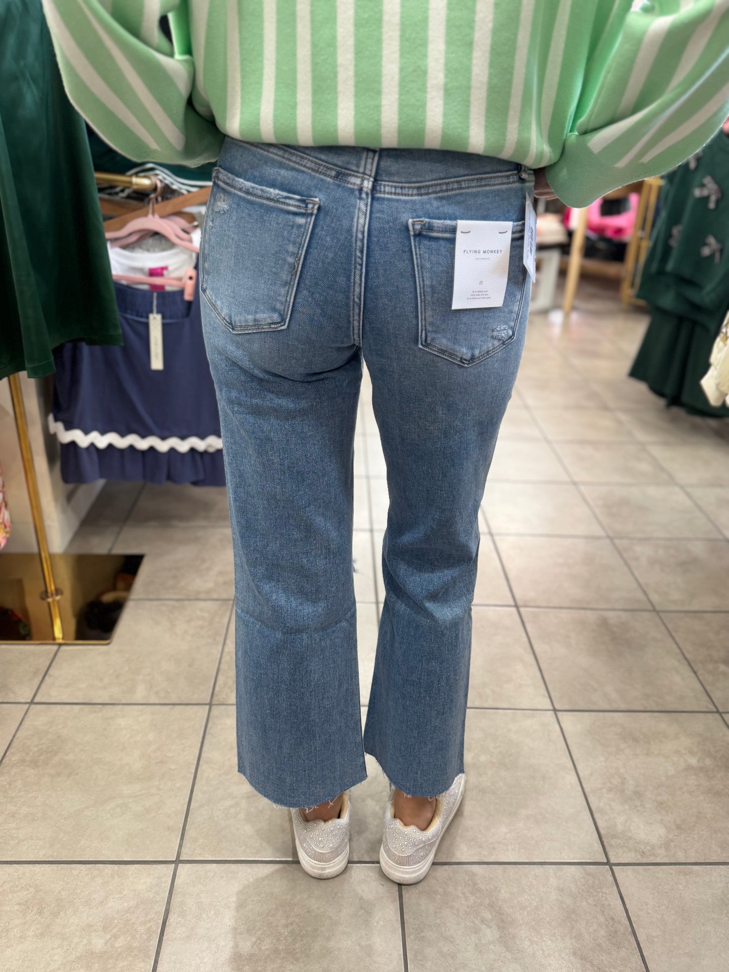 Flying Monkey Peggy Denim