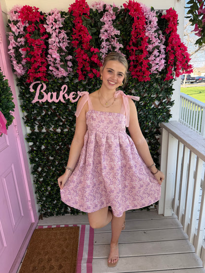 She’s A Doll Jacquard Dress