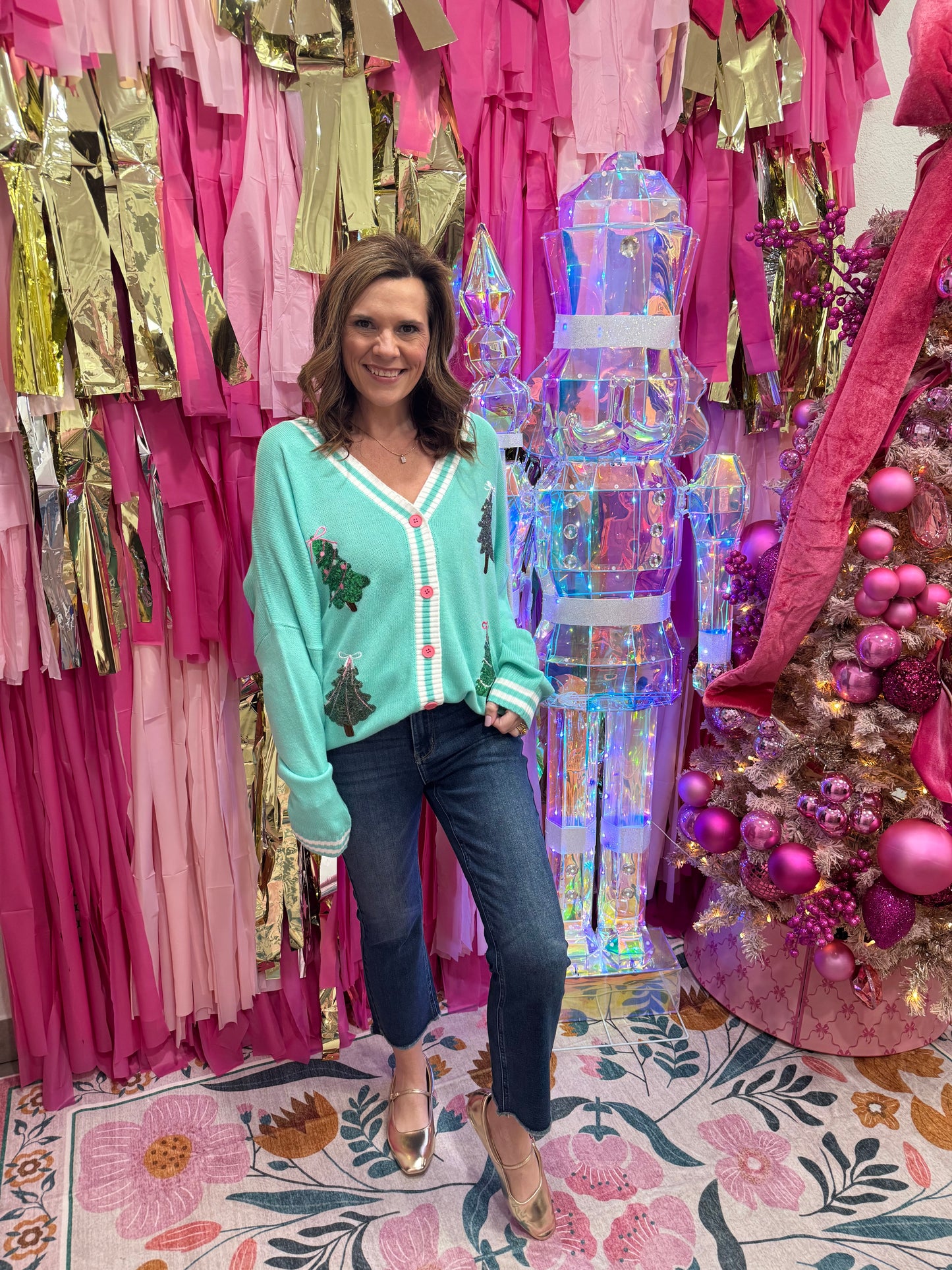 Spruce Tree Relaxed Cardigan