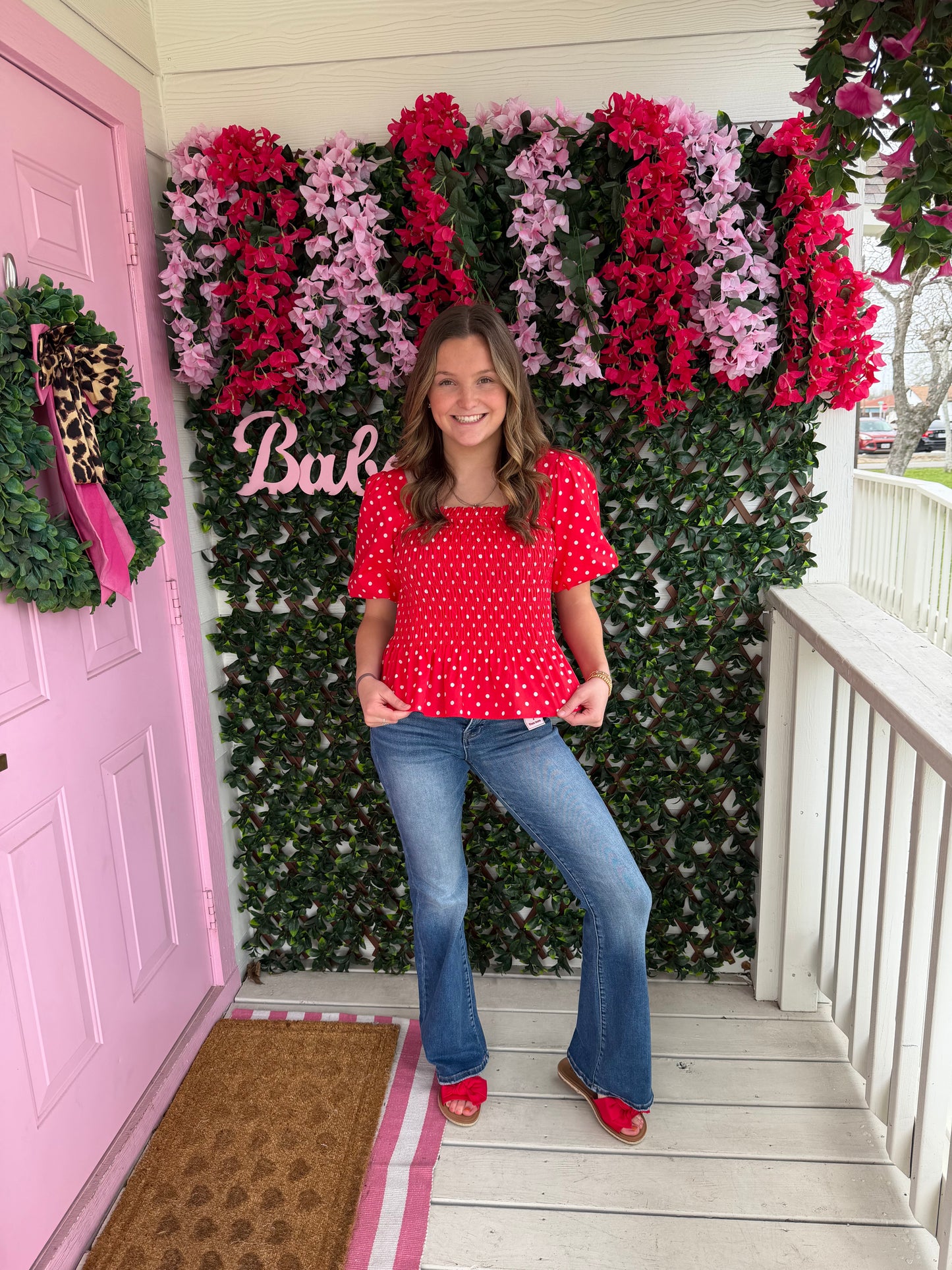 Red Polka Dot Cutie Top