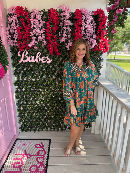 Bright Fall Dress