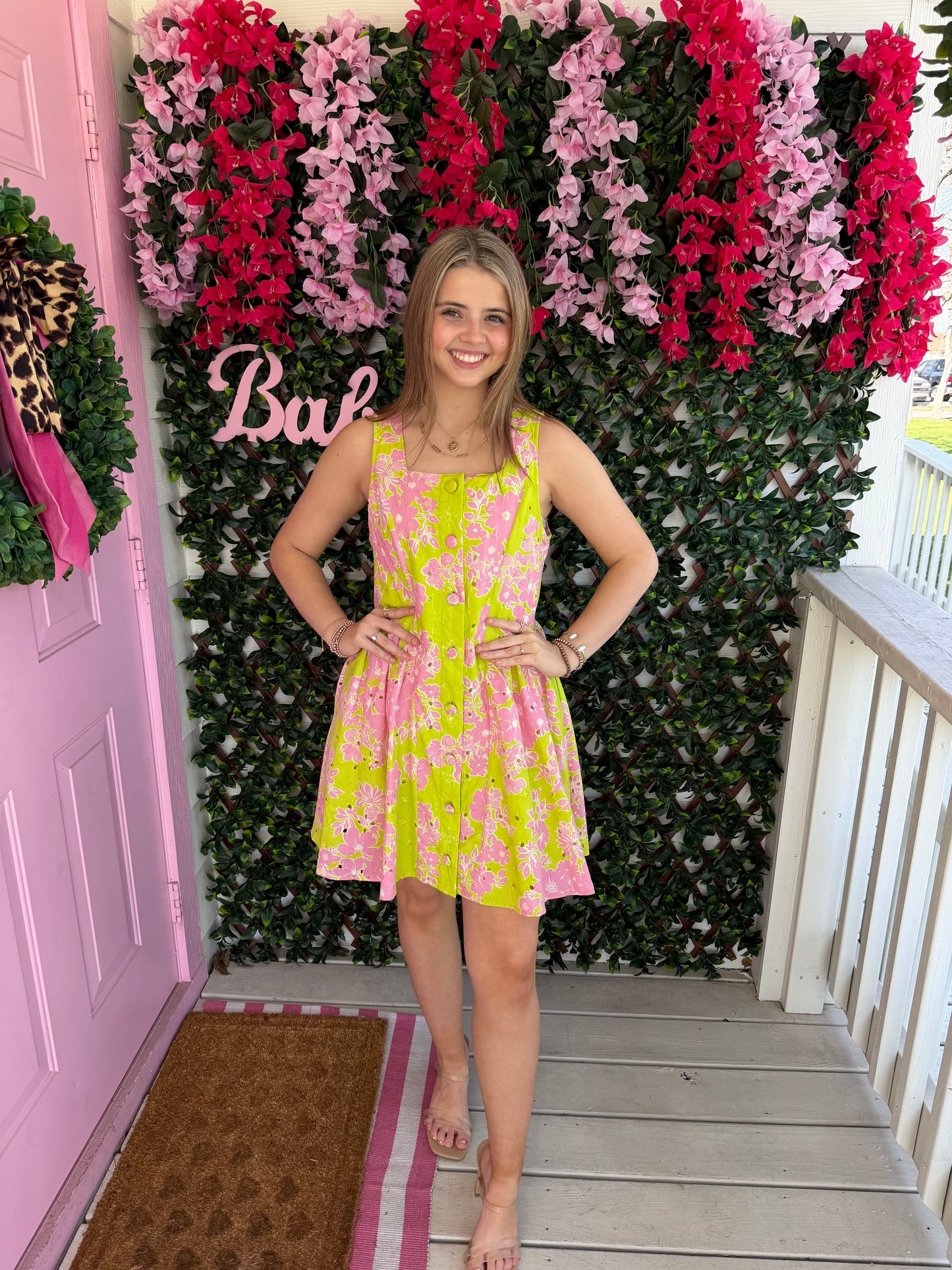 Apple Green Mini Dress