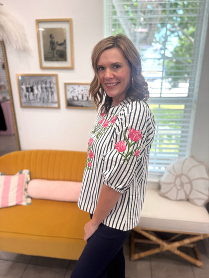 Lexi Jane Embroidered Top
