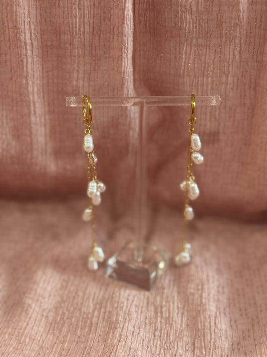 Chansuttpearls Dangle Pearl Earrings