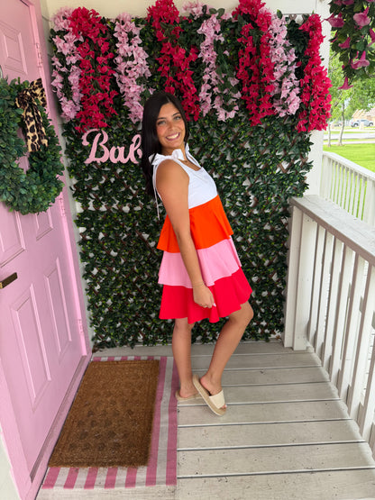 Tiered Sunrise Dress