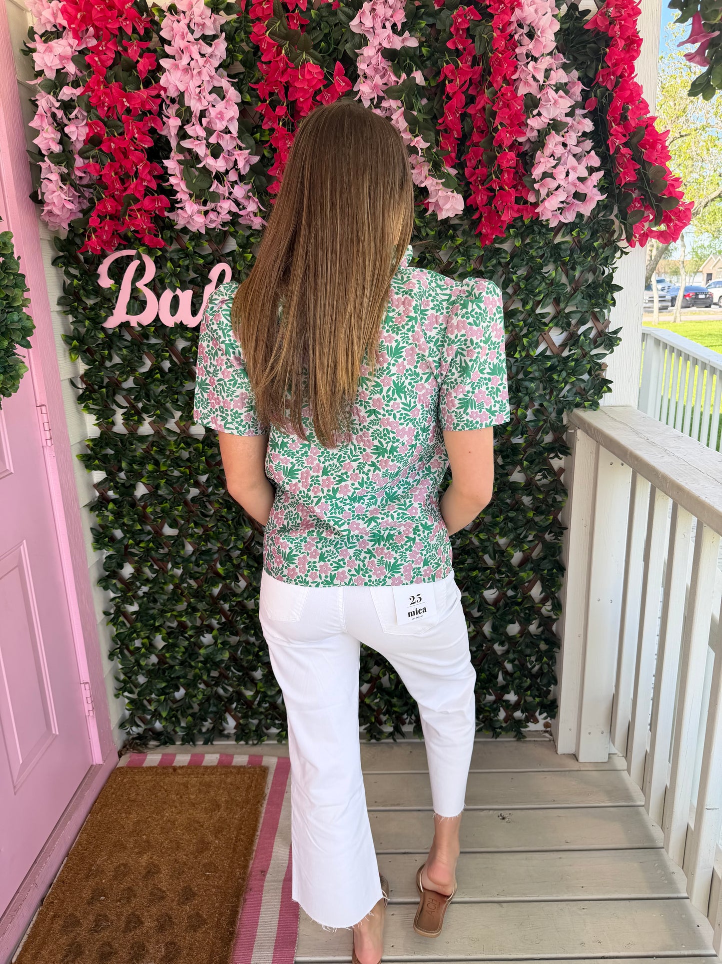 Mica Wide Leg White Denim