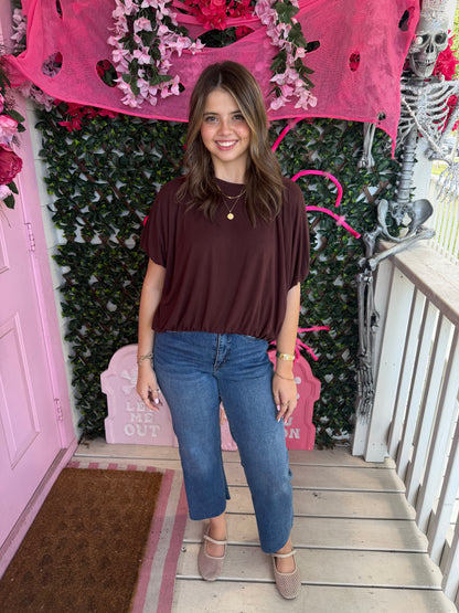 Bamboo Bubble Sleeve Top