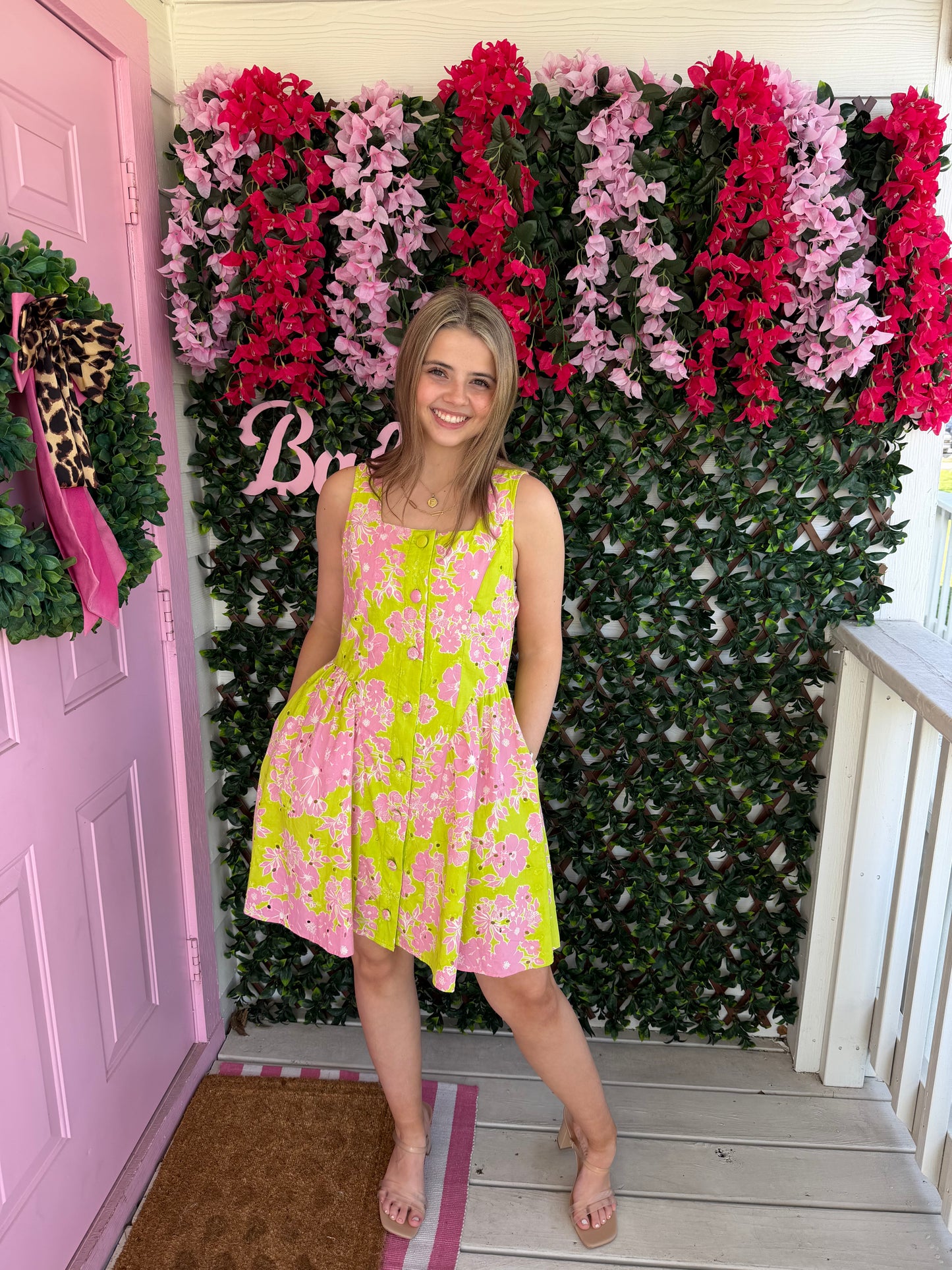 Apple Green Mini Dress