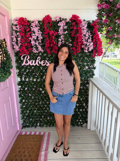 Vervet Lavishly Denim Skort