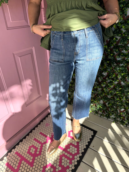 Lovervet Superb High Rise Crop Denim