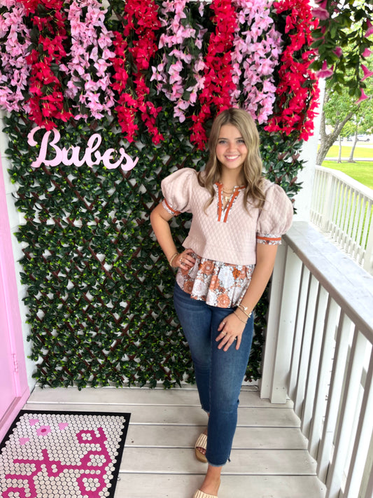All My Love Florals Top