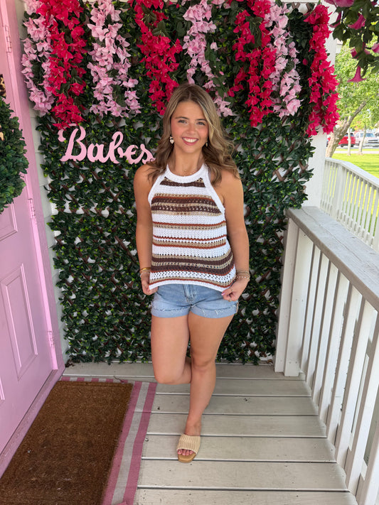Golden Girl Knit Tank