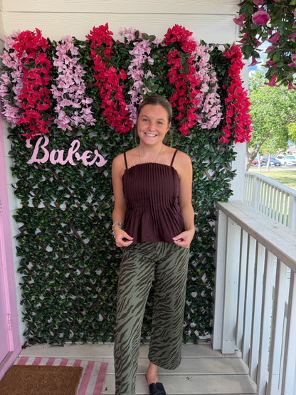Wild Side Olive Pants