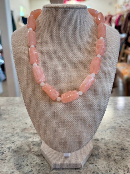 Chunky Faux Stone Necklace