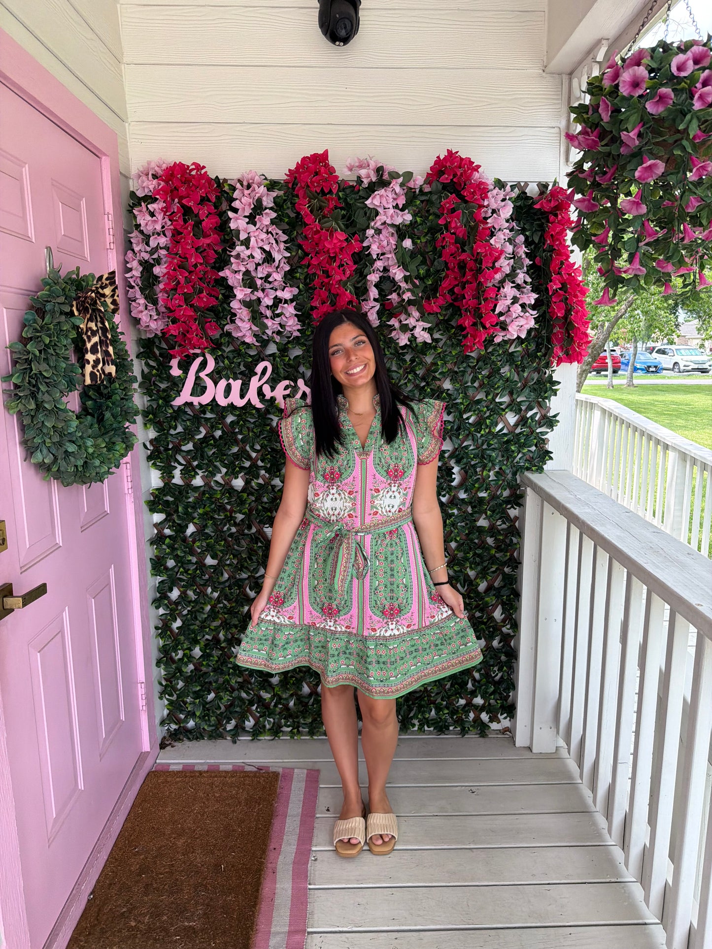 Sage Summer Mix Dress