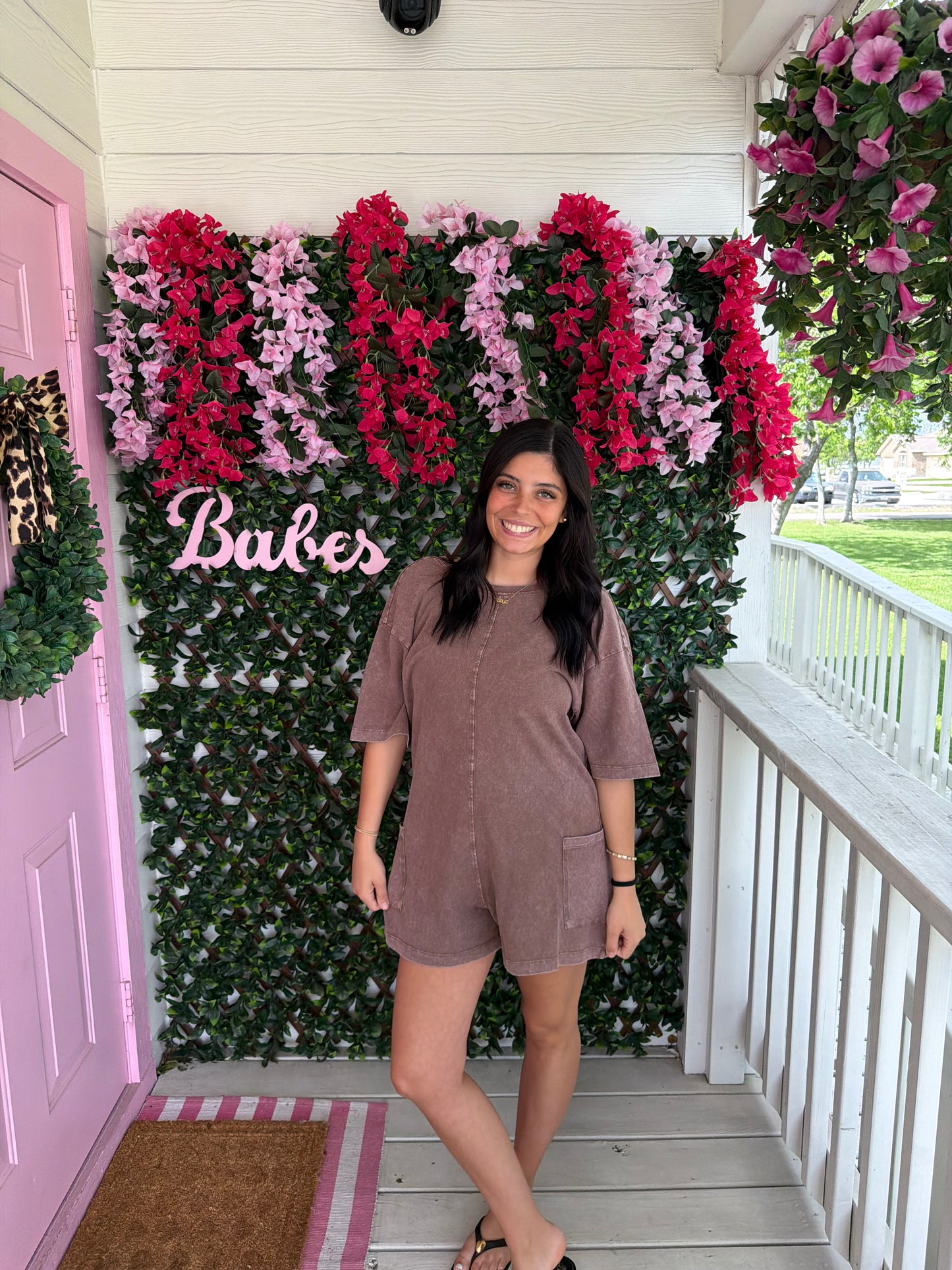 Chocolate Tee Romper