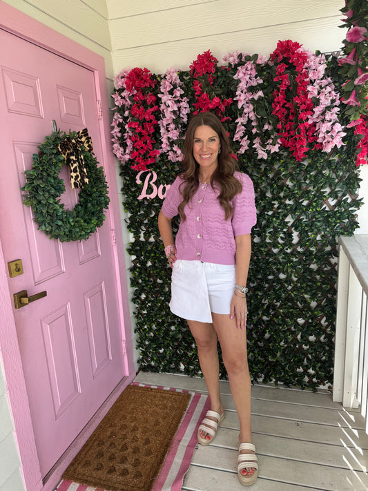 Vervet Optic White Skort