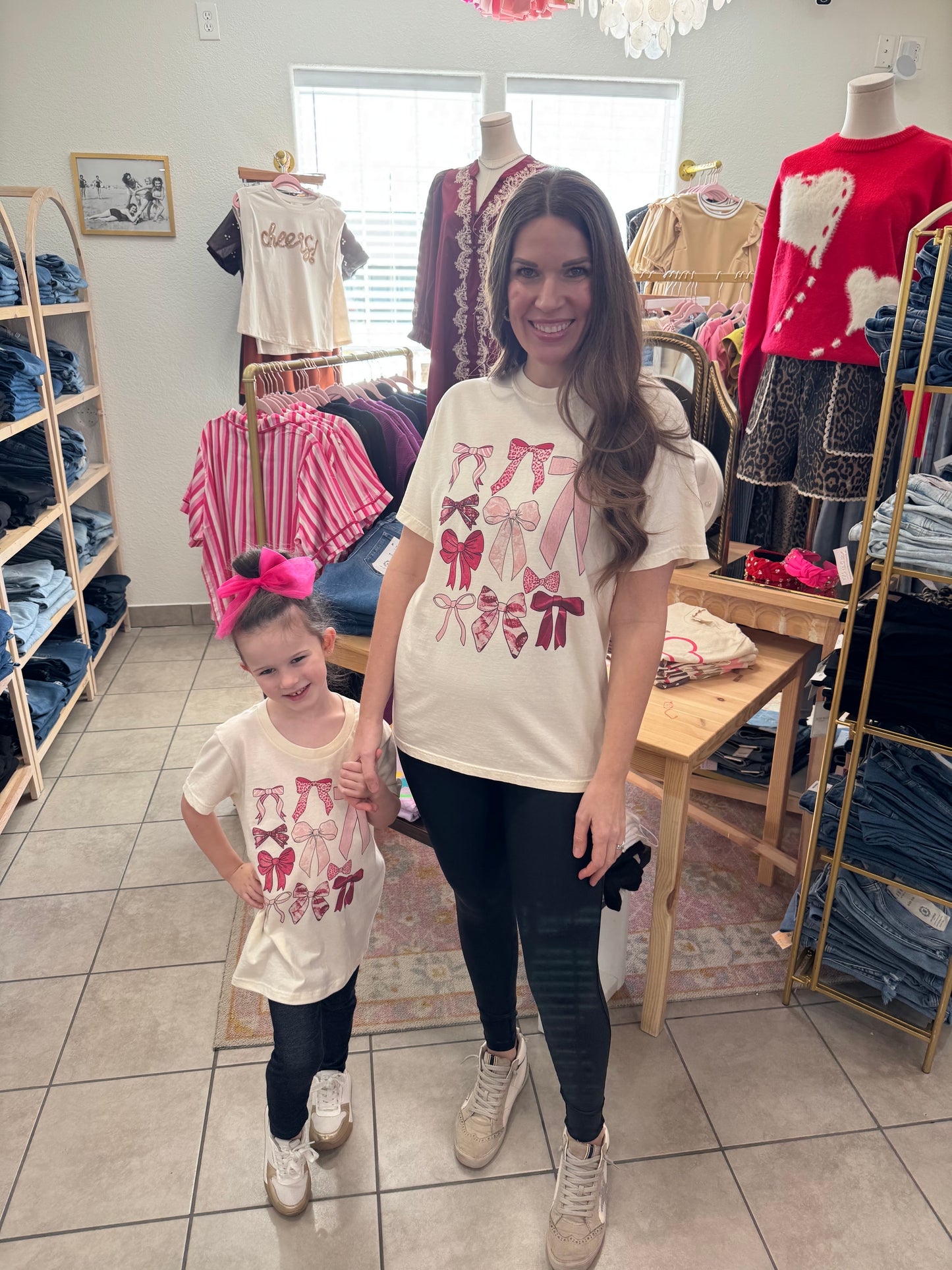 Valentine Bow Tee