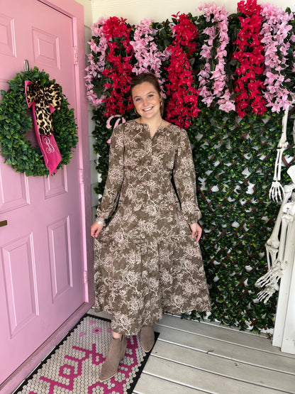 Fall Photos Floral Dress