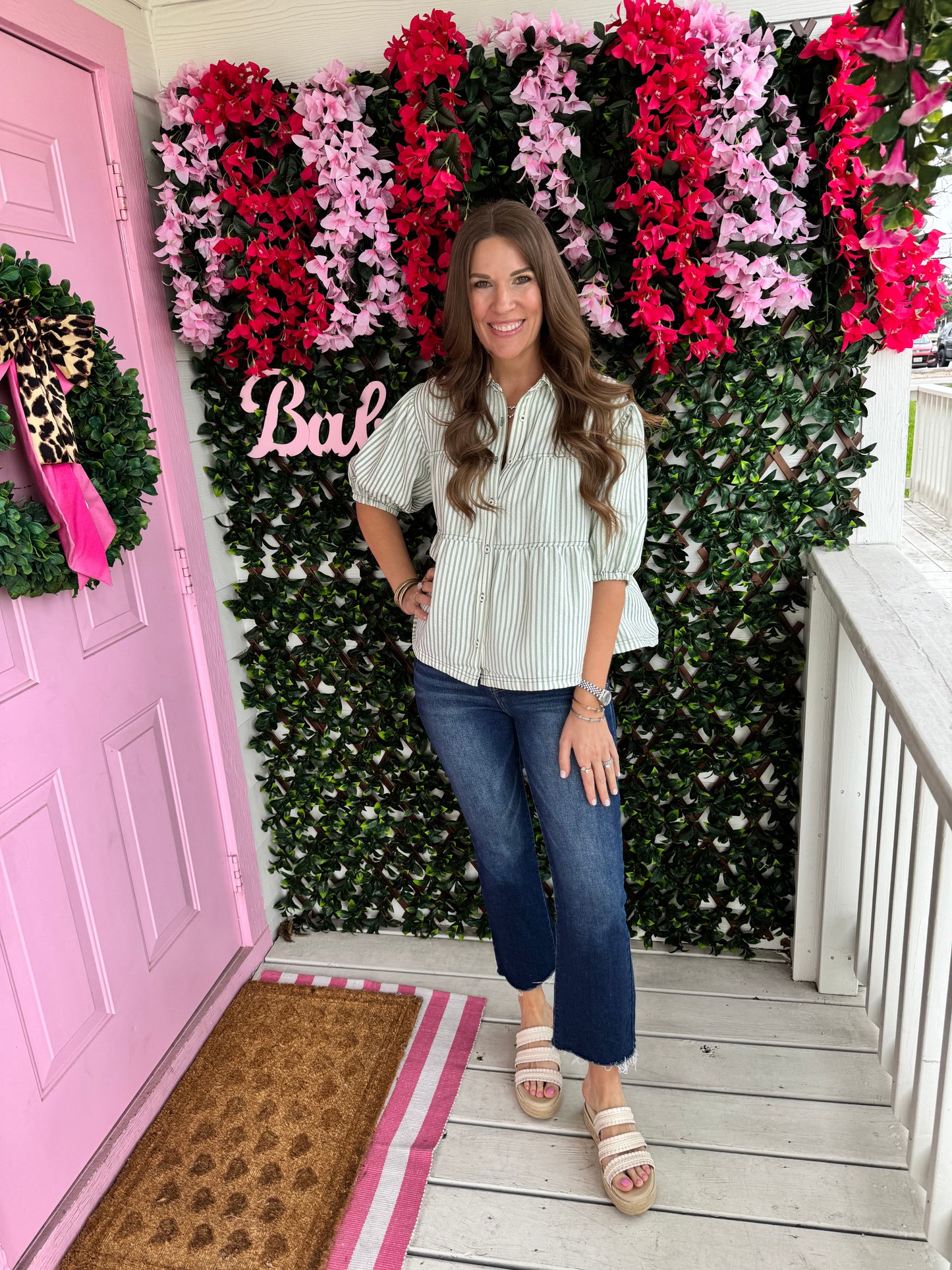 Meadow Stripe Top