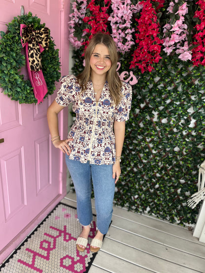 Love The Florals Top