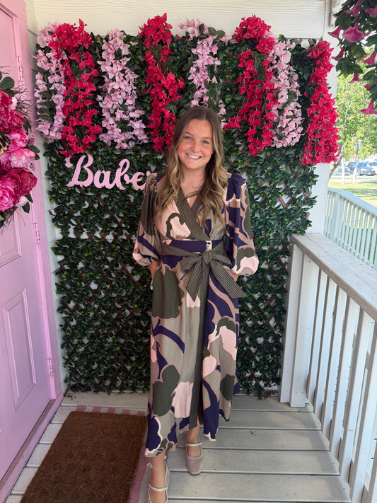 Olive You Floral Dress