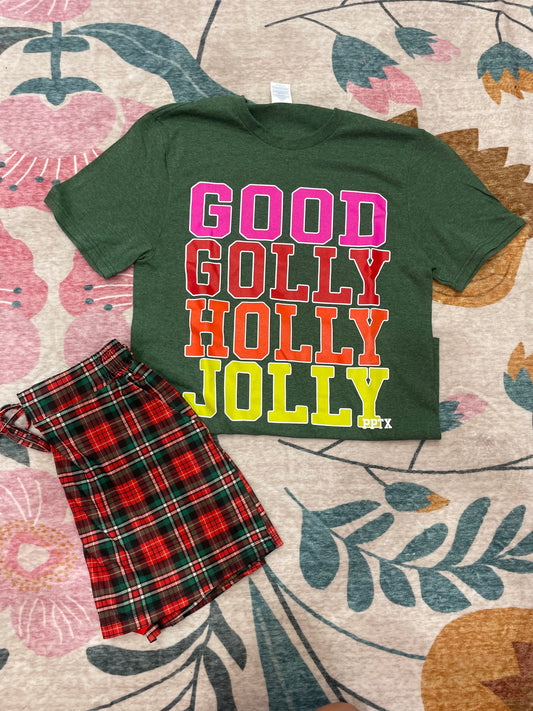 Good Golly Holly Jolly Tee