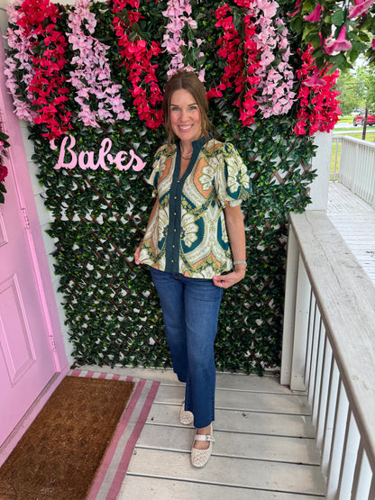 Louise Green Top