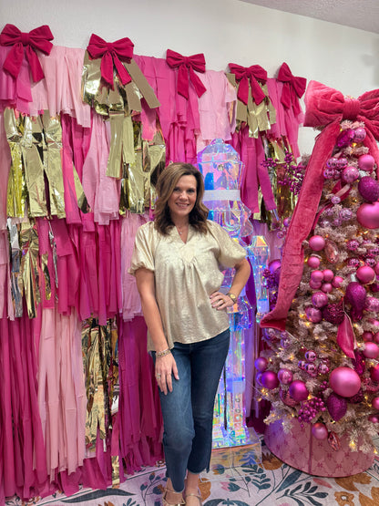 Give Me Some Shimmer Top