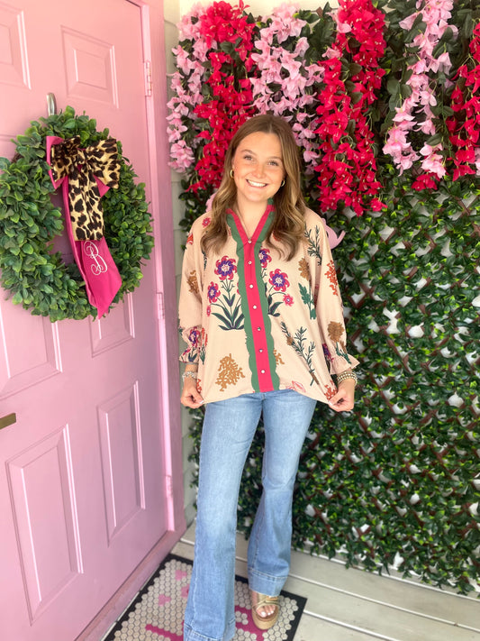 Endless Florals Top