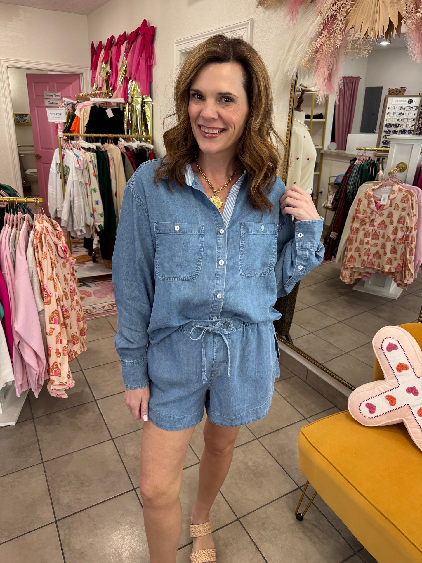 Chambray Tencel Shirt