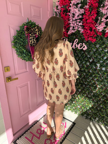 Off The Vine Floral Dress