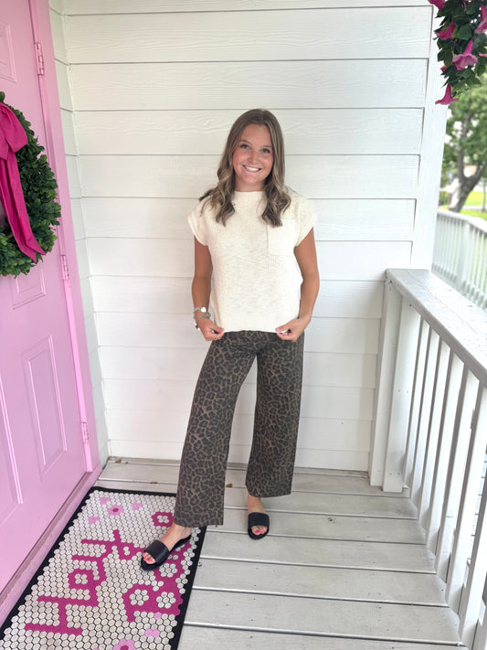Chocolate Animal Print Pants