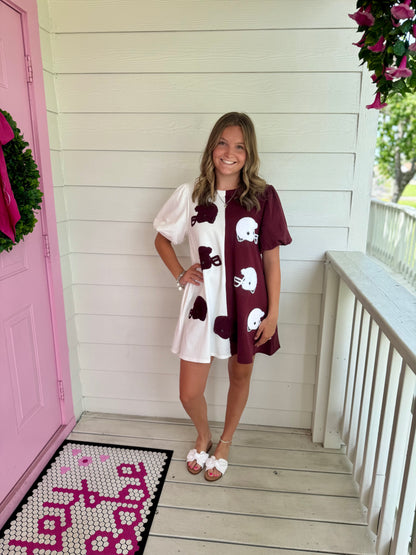 Football Helmets Dress