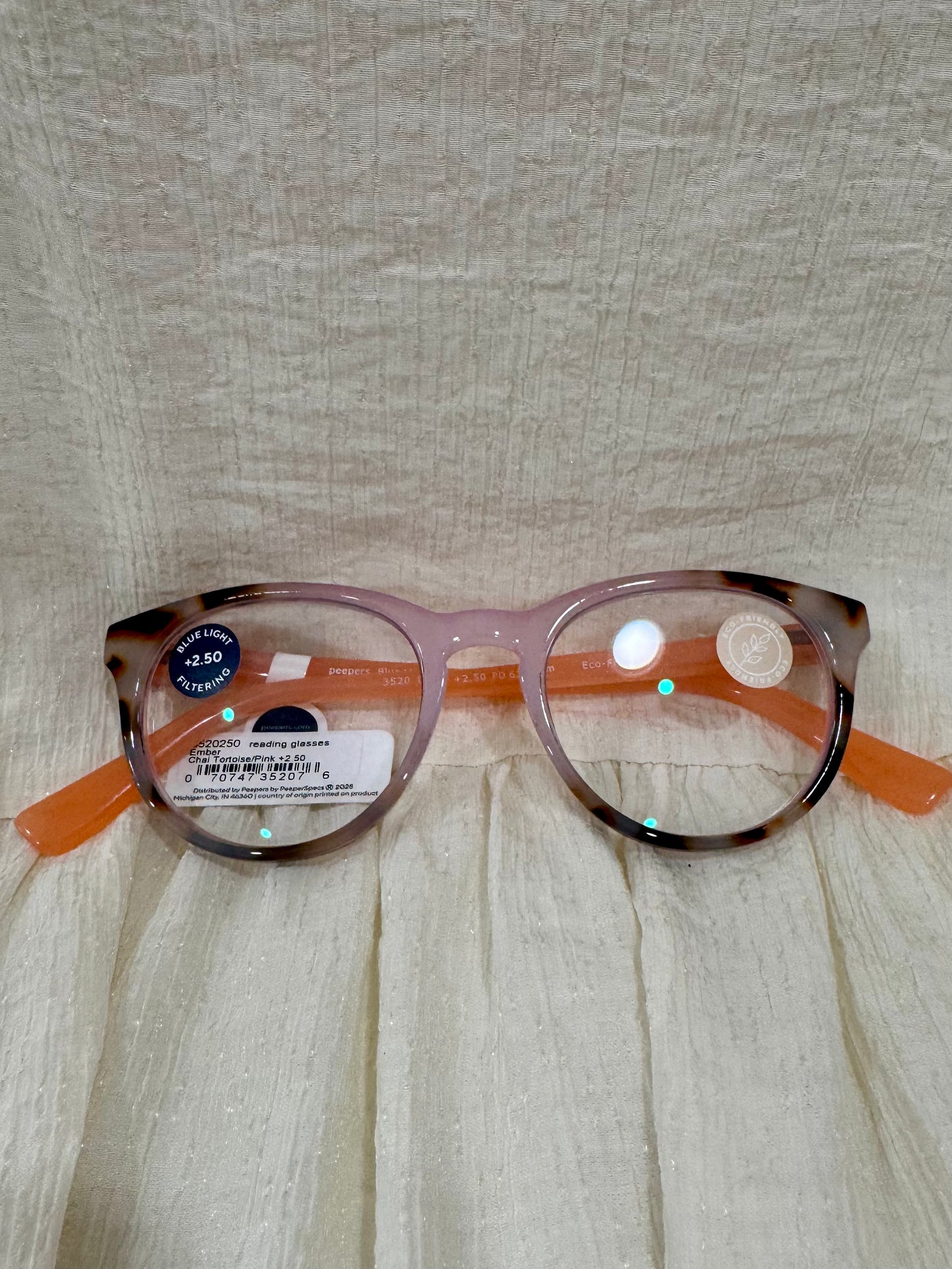 Peepers - Ember - Tortoise Pink