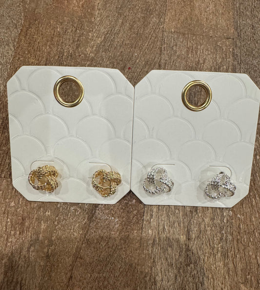 Knot Stud Earrings